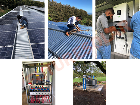 Futuresolar Complete 500kW Grid-tie Solar System for Farm in Panama