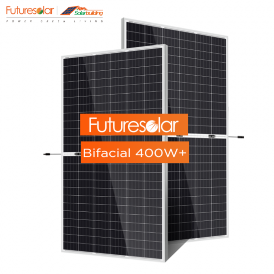 Bifronte de vidro duplo meia-célula de módulos fotovoltaicos 410w-450w 