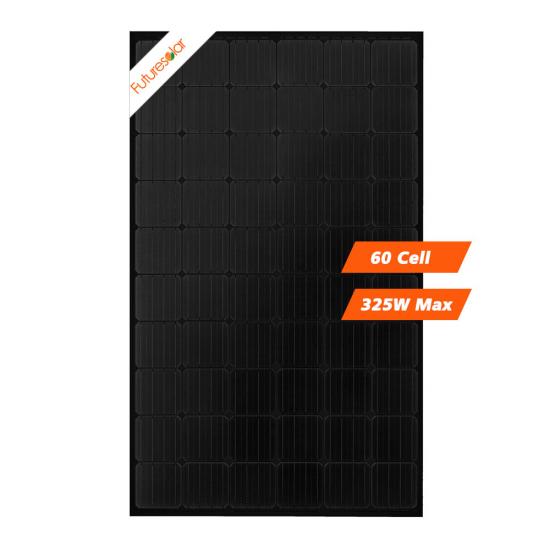 Futuresolar preto painéis solares meia-célula de 400w-450w mono cristalino painel solar 